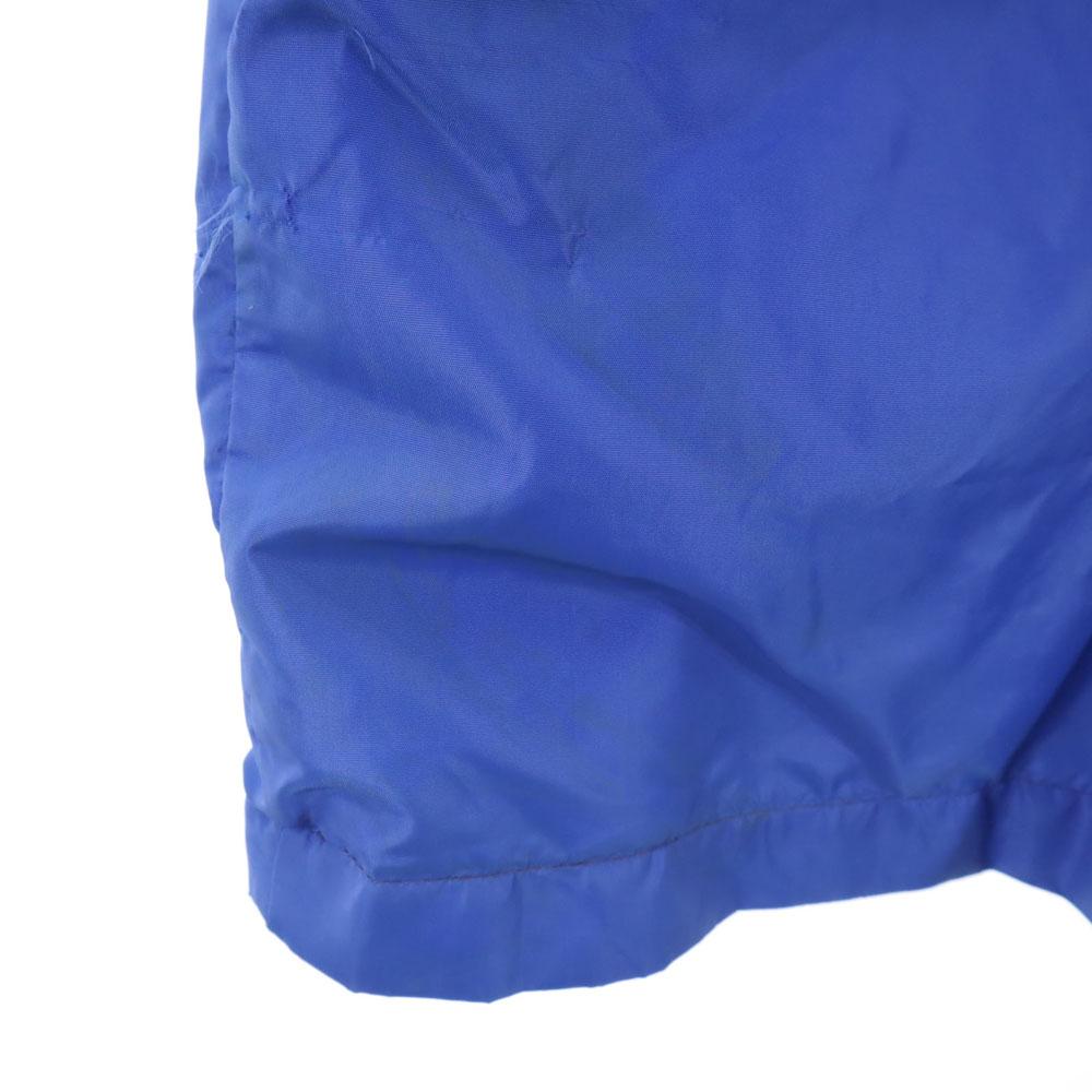 RENNOC 70-е винтажная нейлоновая куртка тренера M синяя подкладка трикотаж мужская б/у