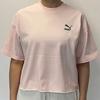 Новая женская футболка PUMA с рукавами спущенного плеча, цвет ледяной розовый 622963-24