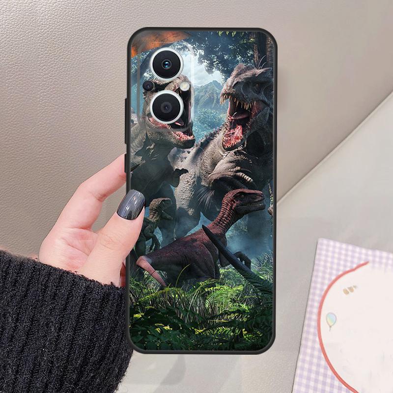 Jurassic Dinosaur World Phone Case For OPPO Find X3 Lite X5 X6 Pro X2 Neo Reno 3 4 5 6 7 8 Lite 4Z 5Z 2Z 8T Cover