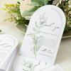 50pcs Arch Design Floral Watercolor Wedding Thank You Place Setting Card, Wedding Table Centerpieces and Wedding Decorations