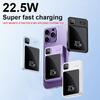 Мини-магнитный беспроводной power bank на 10 000 мАч (15W), Светодиодный дисплей, порт Type-C — идеально подходит для использования на улице и в чрезвычайных ситуациях