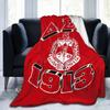 Delta Sorority D Print Throw Blanket Warm Fleece Sofa Cover DST Sigma Theta Tapestry for Bedroom Couch Bed
