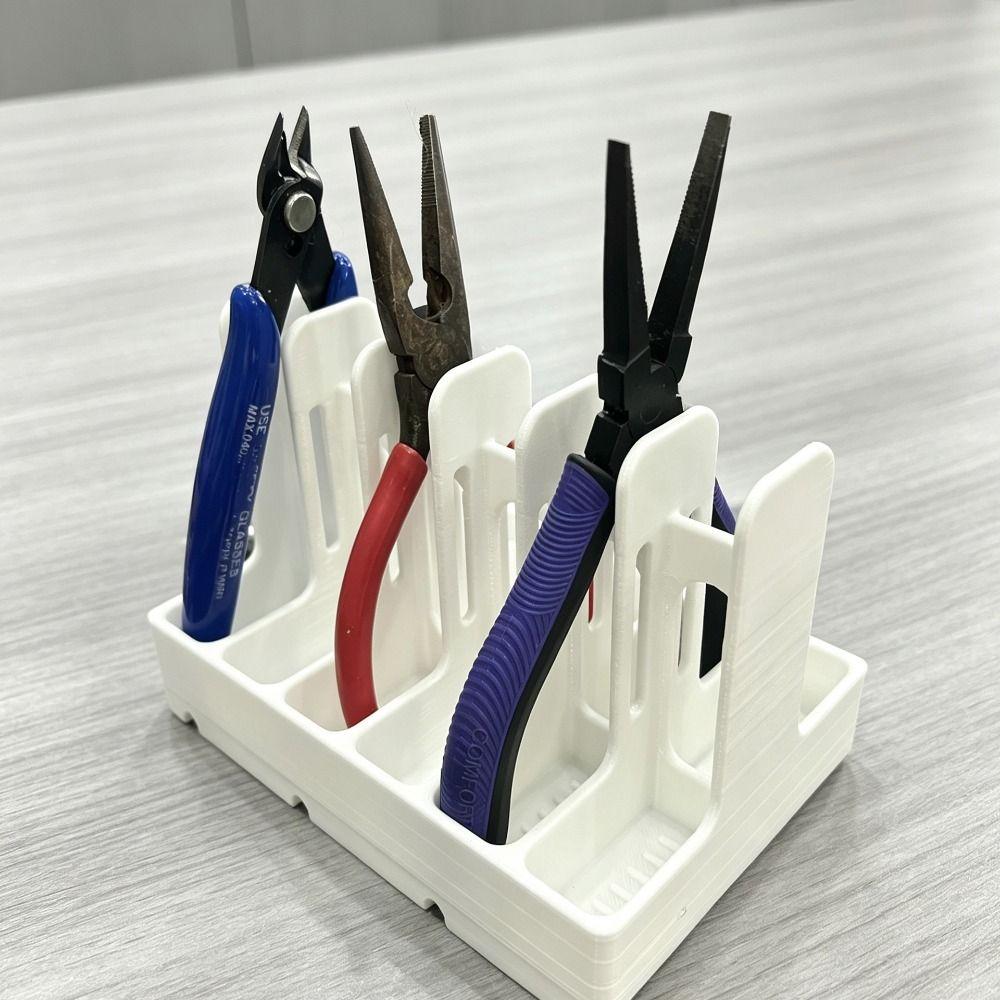 3/6 Slots Pliers Storage Rack Non-Slip Hand Tool Organizer Practical Pliers Holder Toolbox