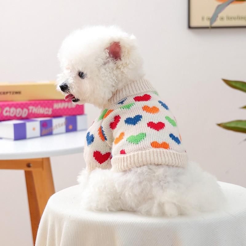 Pet Dog Cat Sweater Winter Soft Acrylic Knit Pullover Small Medium Large Dogs Cats Comfortable Casual Wear
