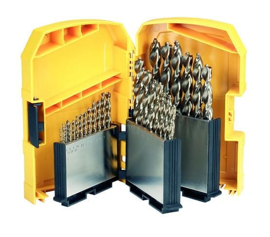 Dewalt Hss-G Drill Set For Metal 29 Pcs. In Tough Case