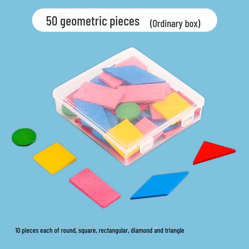 Геометрические строительные блоки и набор головоломок для детей 1 класса