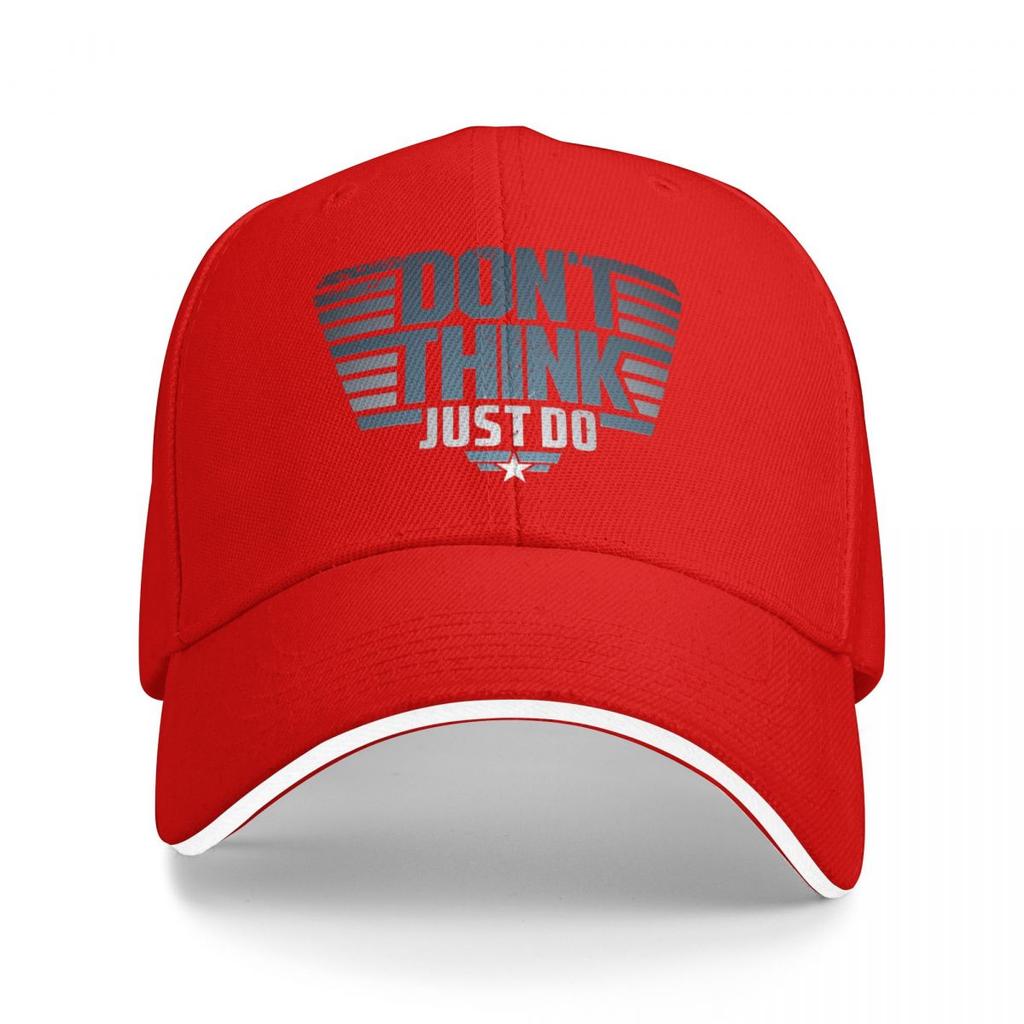 Baseball Caps Top Gun Don't Think Just Do Graphic Female Male Outdoor Spring Hats