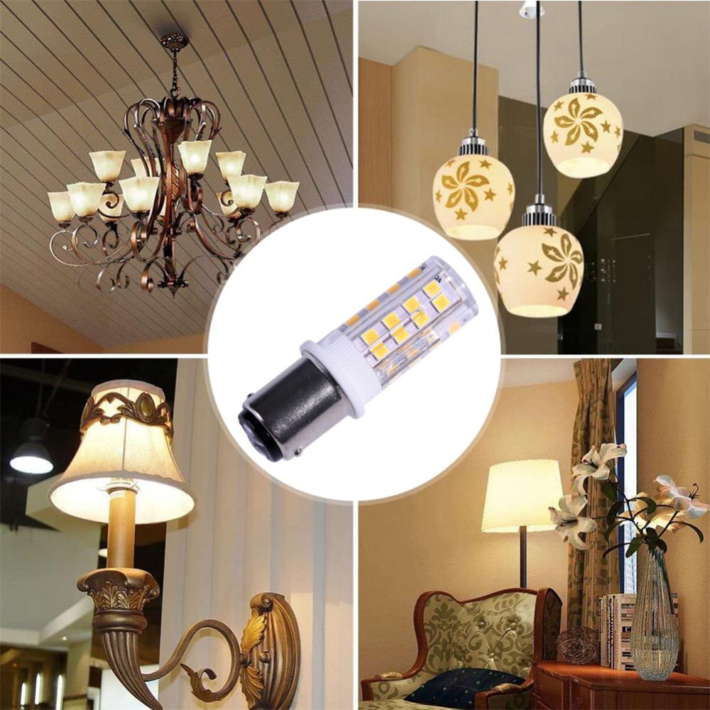 Светодиодная лампа 3,5 Вт 220 В BA15D светодиодные кукурузные лампочки энергосберегающие 51 светодиод белый/теплый белый светодиодная лампочка прочная для швейной машины светодиодная лампочка