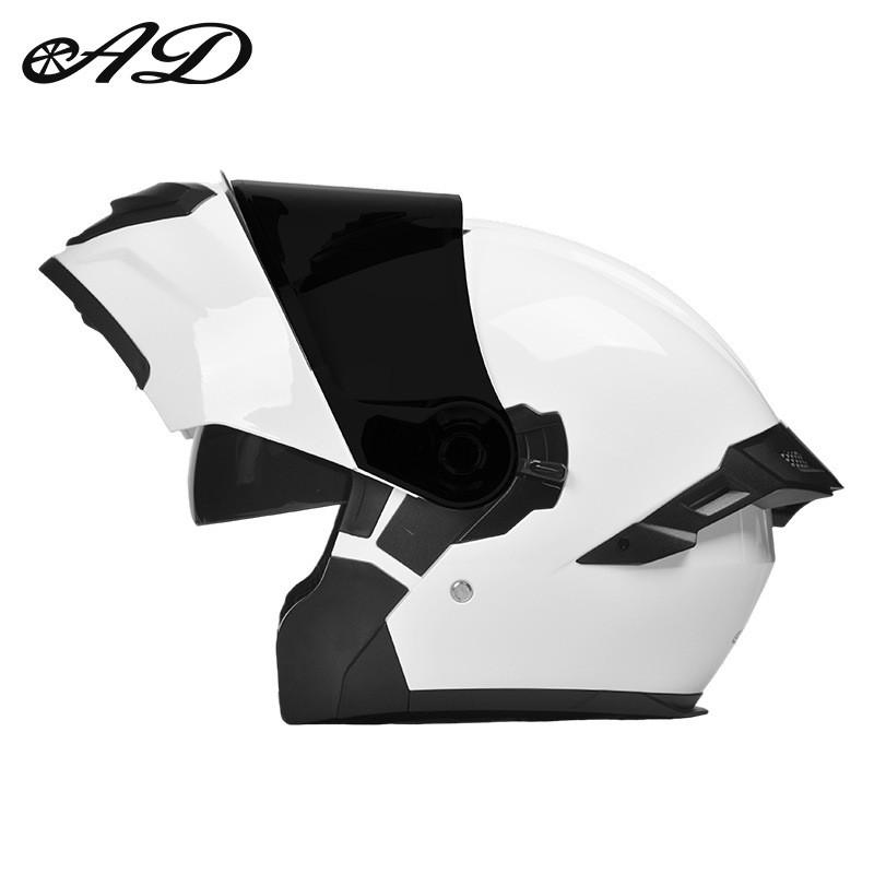 Full Face Motorcycle Helmet With Flip-Up Visor Men Women Universal Fit ABS 3C Certified Use