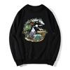 Роскошная толстовка с капюшоном в стиле аниме унисекс навсегда и навсегда Унесенные призраками Тоторо без лица Мононоке с принтом весенне-осенний пуловер унисекс, толстовки