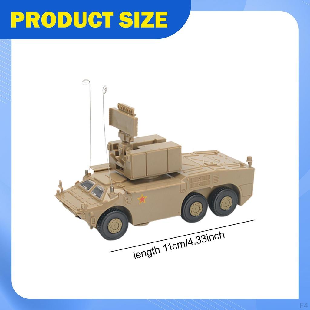 1/72 Armored Truck Model Assembly Set for Display And Gift Giving