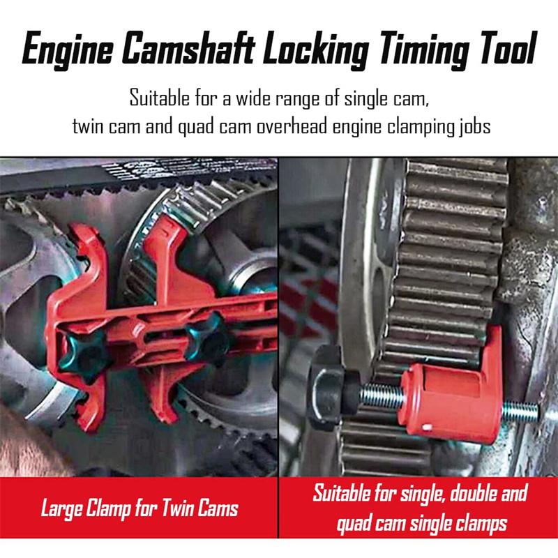 Car Dual Camshaft Fixing Timing Belt Change Locking Engine Tools 1 Set Car Engine Timing Belt Sprocket Gear Locking Tool Kit