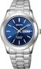 Citizen Men S Reguno Analog Watch Blue Km1 211 71 Solar Waterproof Simple Date