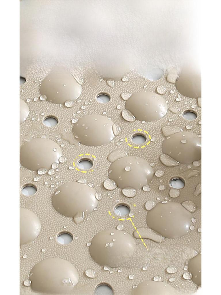 Коврик для ванной Cloud Massage из термопластичного эластомера с противоскользящим покрытием, присосками и дренажными отверстиями