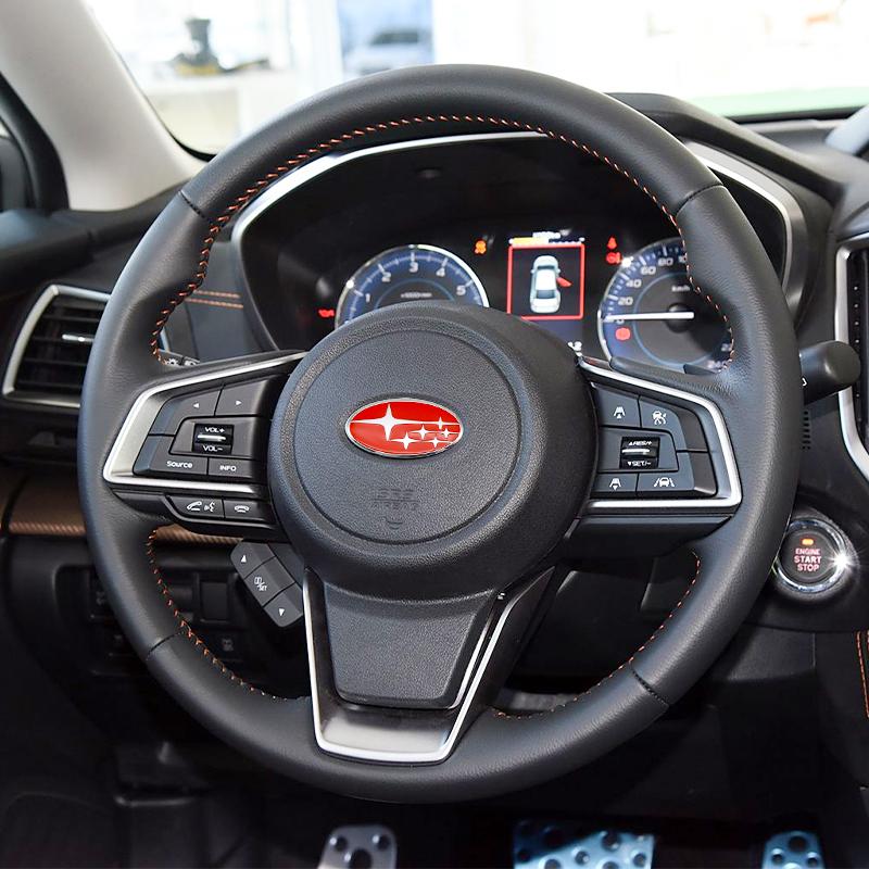 1PC Car Interior Steering Wheel Emblem Sticker for Subaru WRX XV BRZ FORESTER IMPREZA LEGACY OUTBACK STI TRIBECA WRC ASCENT WW3