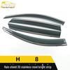 Haval H8 3D Stainless Steel Rain Shield Trim Decorative Stickers