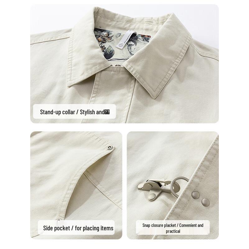 MARK FAIRWHALE Men's American-Style Cotton Casual Jacket