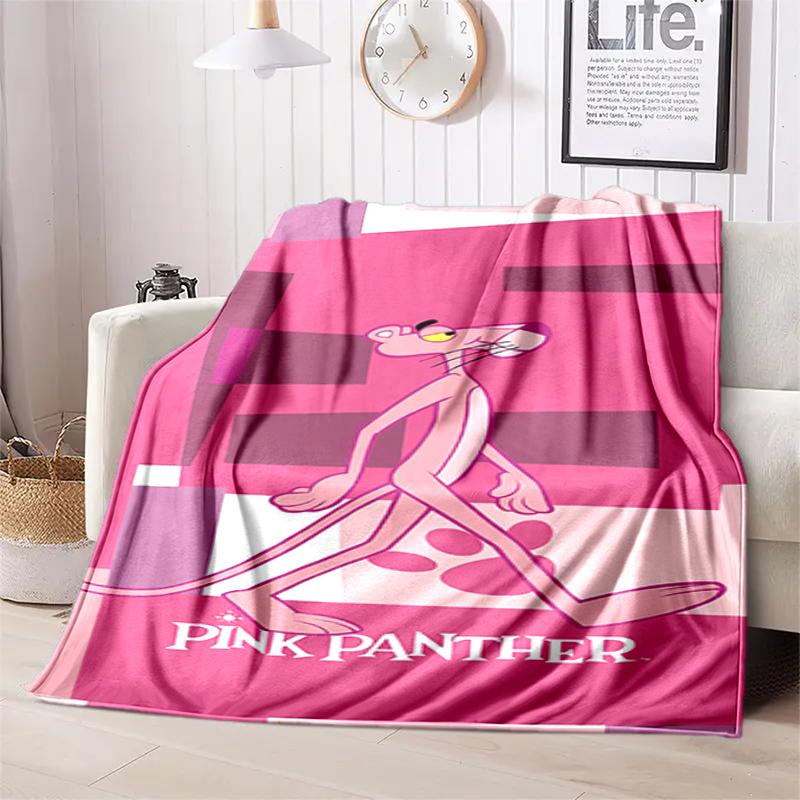 Pink Panther Print Blanket Sofa Blanket Home Decor Outdoor Plush Blanket Machine Washable Christmas Gifts