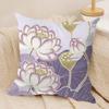 Lotus Luxury Cushion Cover Pillowcase Ultra Soft Skin Friendly Fabric Cloud Like Comfort  Concealed Zipper