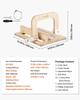 Soap Cutter, 0-2 inch Adjustable Thickness, Wood Soap Slicer with Stainless Steel Adjustable Wire Tension, with Extra Wires, Multi Handmade Cutter for
