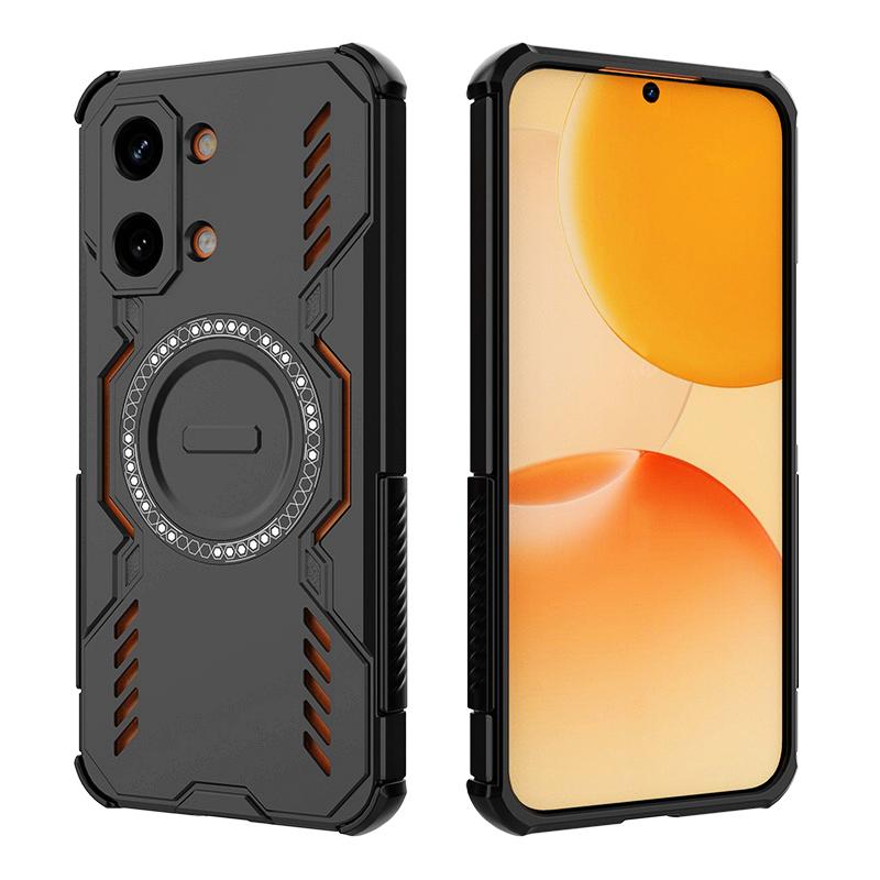 KEYSION Полый корпус с рассеиванием тепла для Xiaomi POCO X8 Pro Max TPU+PC Магнитное охлаждение Ударопрочный чехол для телефона для POCO X8 Pro