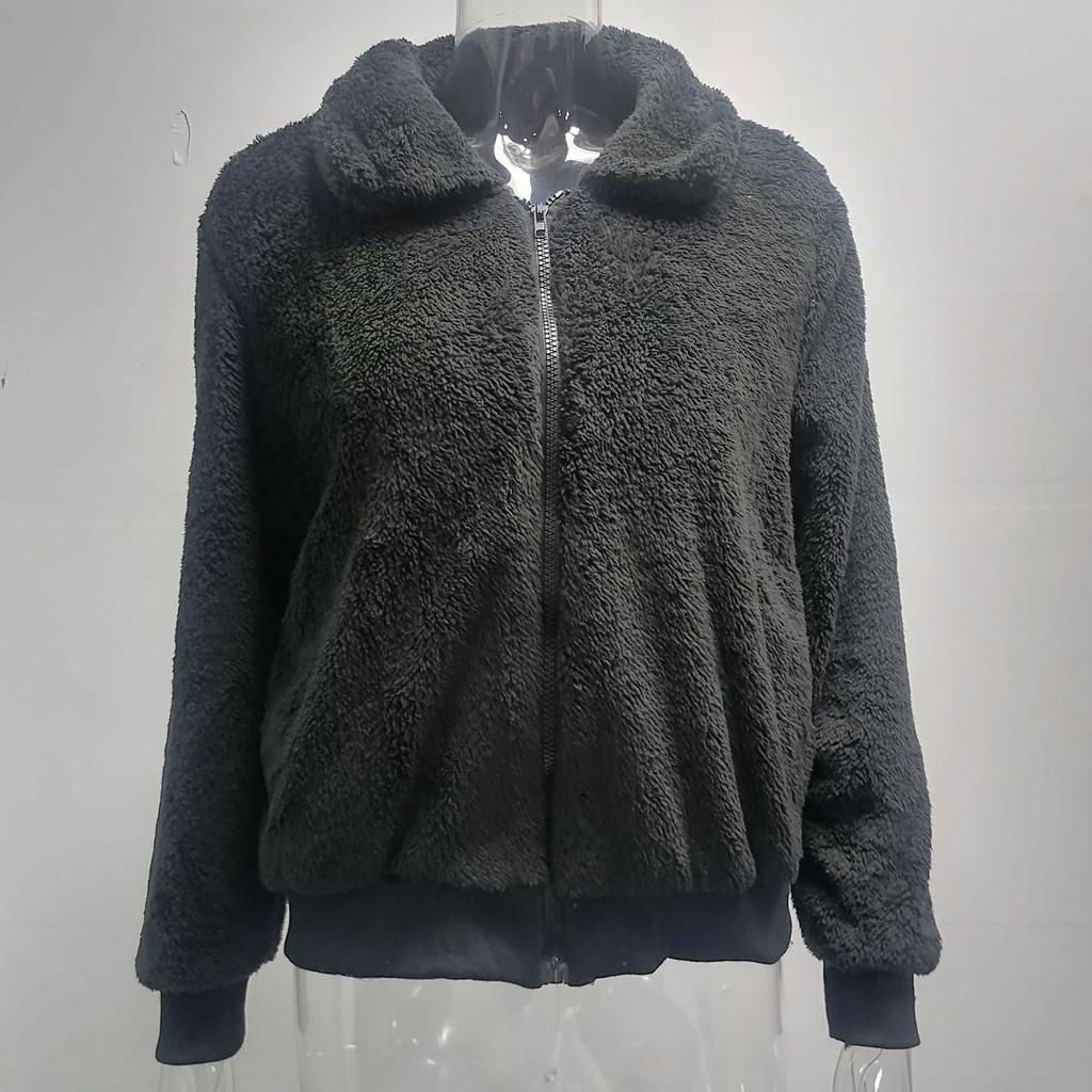 Женская термофлисовая короткая куртка куртка верхнее пальто