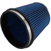 6" Inlet Cold Air Intake Filter Cone Replacement Performance Washable Clamp-On Dry Air Filters Red (6" Tall)