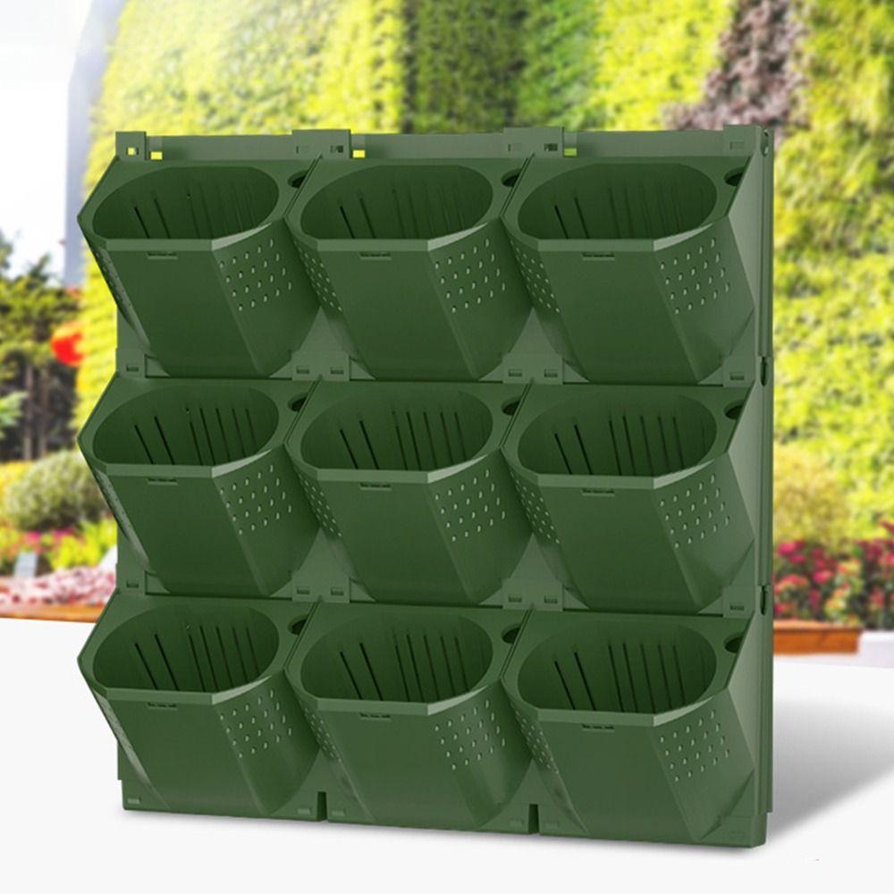 3 in 1 Vertical Wall Planter Hanging Stacked Planting Box Wall Mount Plant Holder  Indoor