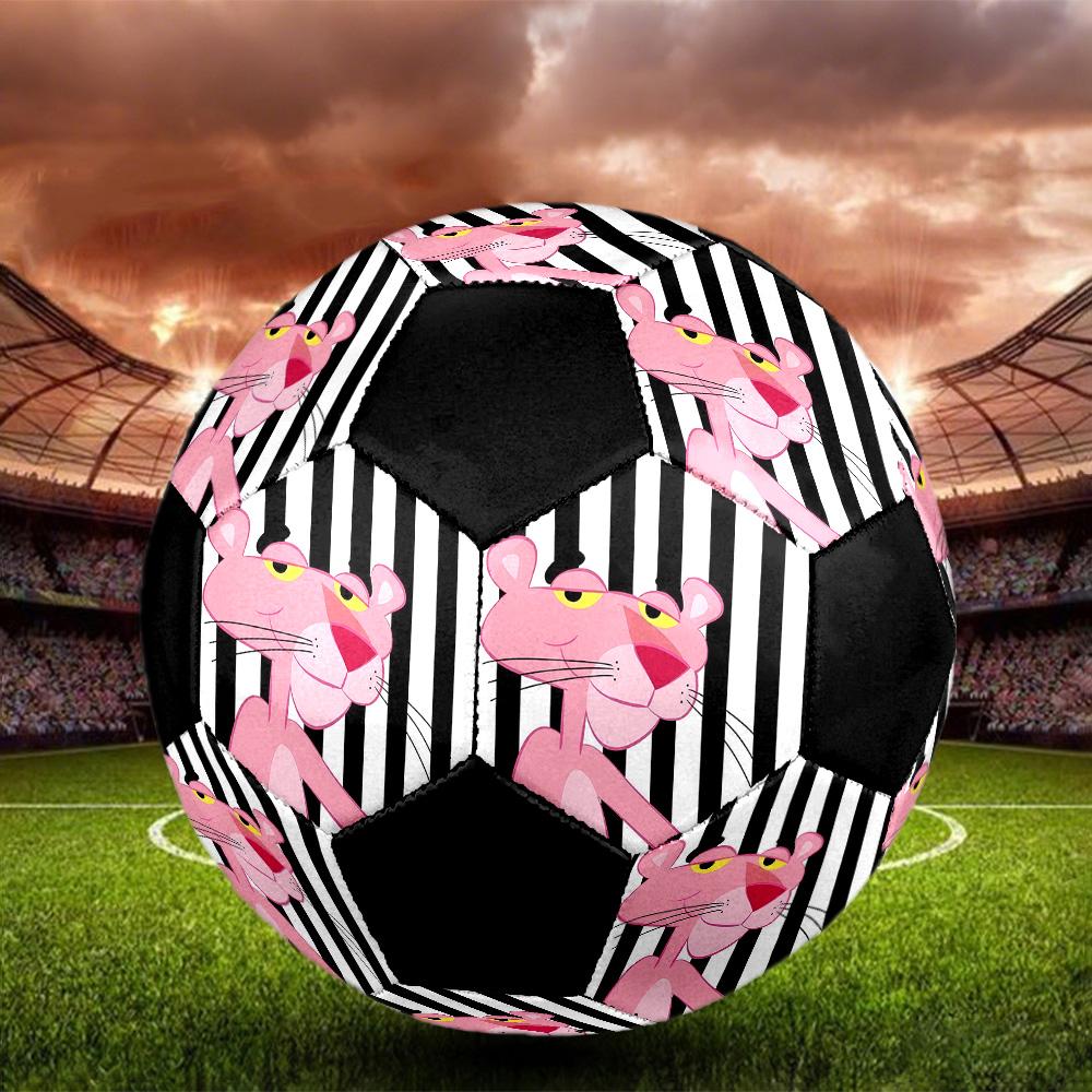 The Pink Panther2 Soccer Ball Colorful All Ages Machine Stitched PVC Competition Ready Durable High-Bounce.SIZE5