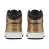 Детские кроссовки Air Jordan 1 Mid SE GS Metallic Gold Black DR6967-071
