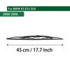 For BMW X5 E53 SUV 2000-2003-2006 Rear Wiper Blade Arm Set Rear Window Windshield