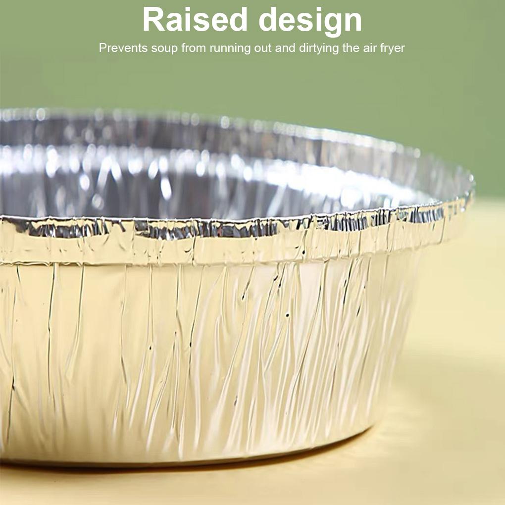 50 шт. Противни для выпечки с прозрачными крышками Подложка для фритюрницы для заморозки Пицца Хлебные лотки Контейнеры для разогрева Тарелки для пирогов Кухонная утварь