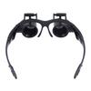 Magnification Lenses Wear Double Glasses Led Repair Eyeglasses Type Headwear Magnifier With 2 LED 6 Interchangeable Lens