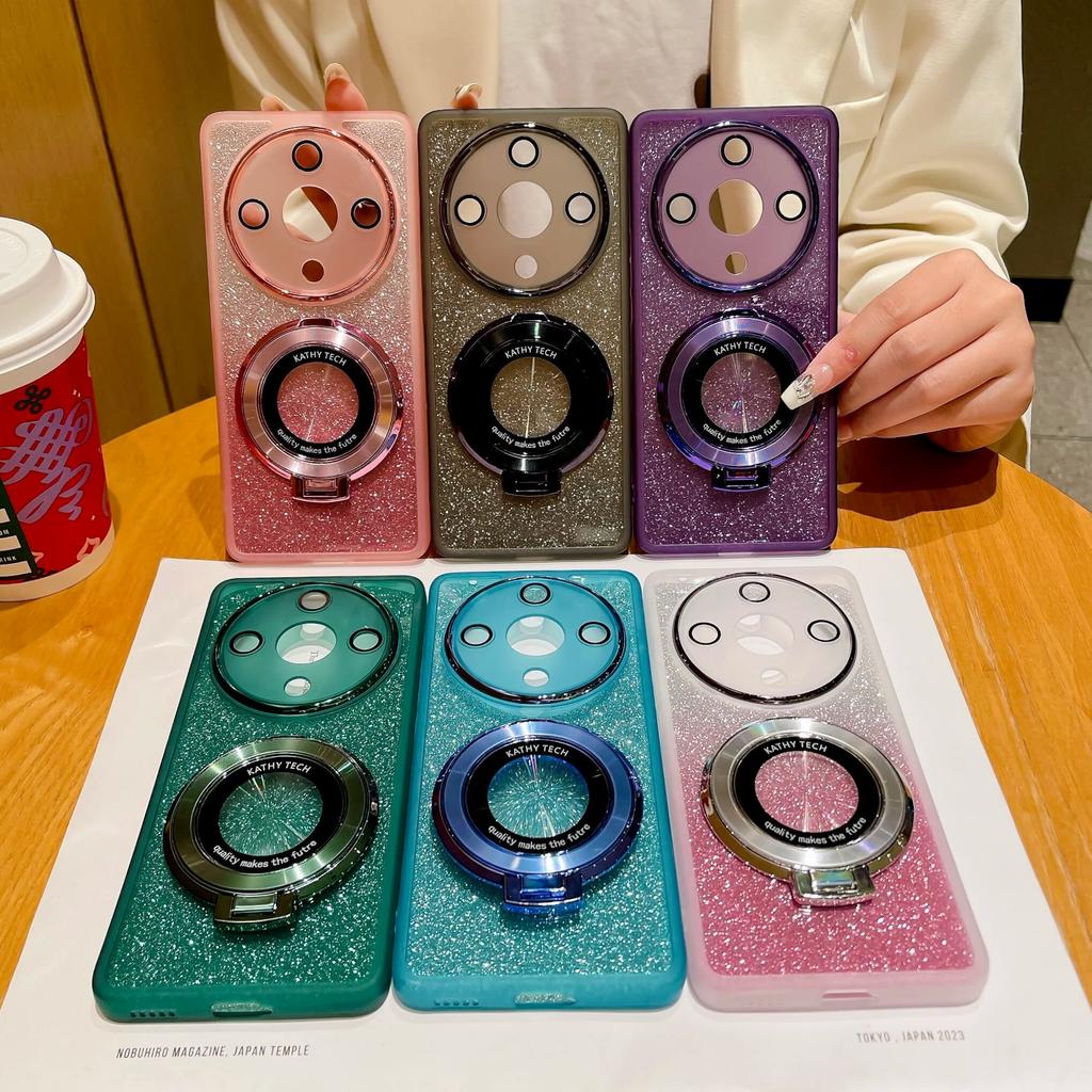 Для Huawei Honor X9B X8B X7B чехол мягкий блестящий с кольцевой подставкой Магнитный защитный чехол для задней панели чехол для Honor X7B X8B X9B X9A X9 X7 X6S X5 Plus Shell