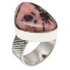 Rodonite Gemstone Handmade Silver Jewelry "8.5"