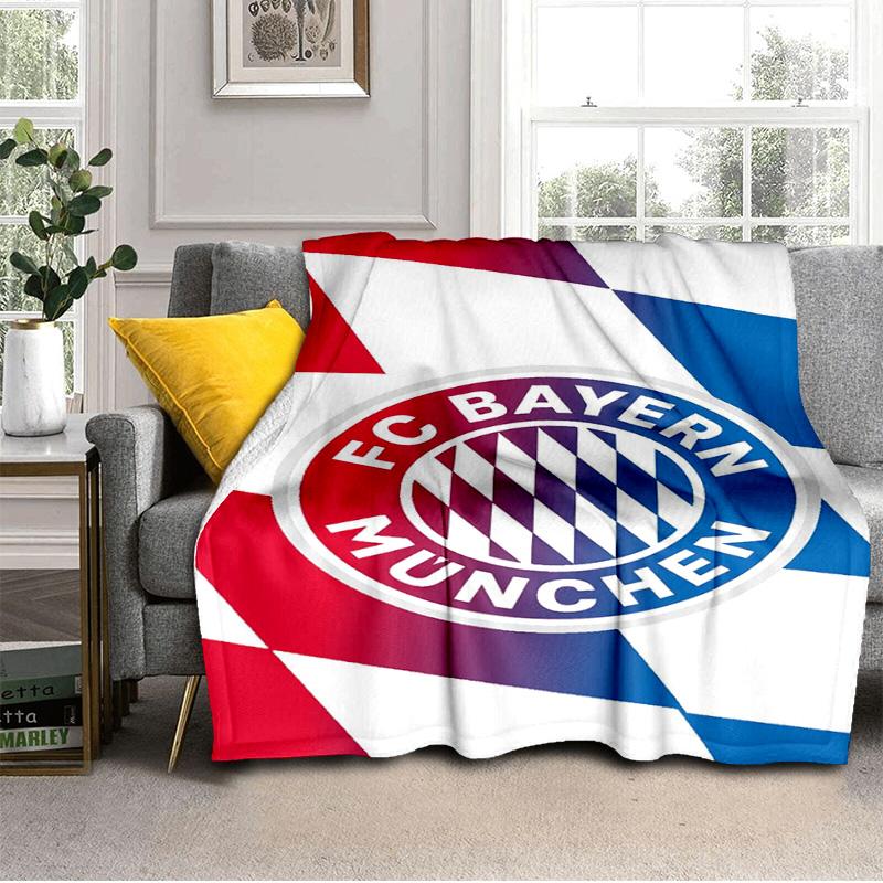 Munich FC Artwork Printed Throws Blanket Soft Flannel Blankets for Couch Bed Gifts for Men Women Picnic blanket Christmas gifts