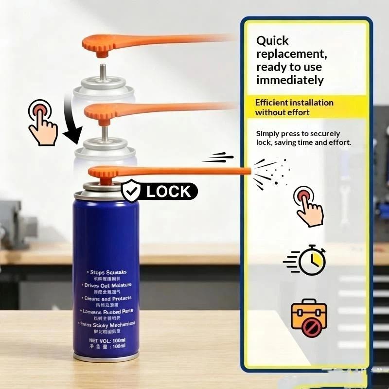 3 шт. Удлинительное сопло WD-40 Длинная прецизионная распылительная головка для очистки двигателя автомобиля Смазка цилиндра замка Использование