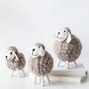 Supplies Miniatures Wool Felt Sheep Home Furnishings Mini Table Ornament Figurines Desktop Decor