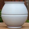 Handcrafted Retro Ceramic Pot for Large Succulents and Plants - Tall Cylinder Design for Bougainvillea, Roses, and Hydrangeas