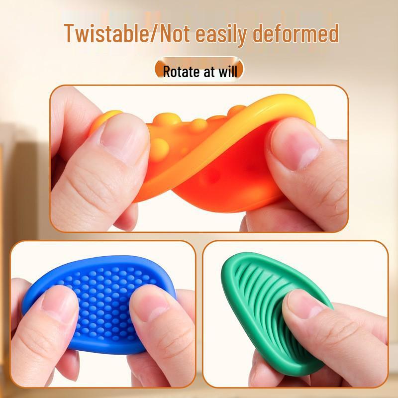 CrossFidget Sensory Stones: Soft Texture Stress Relief Toys for Children