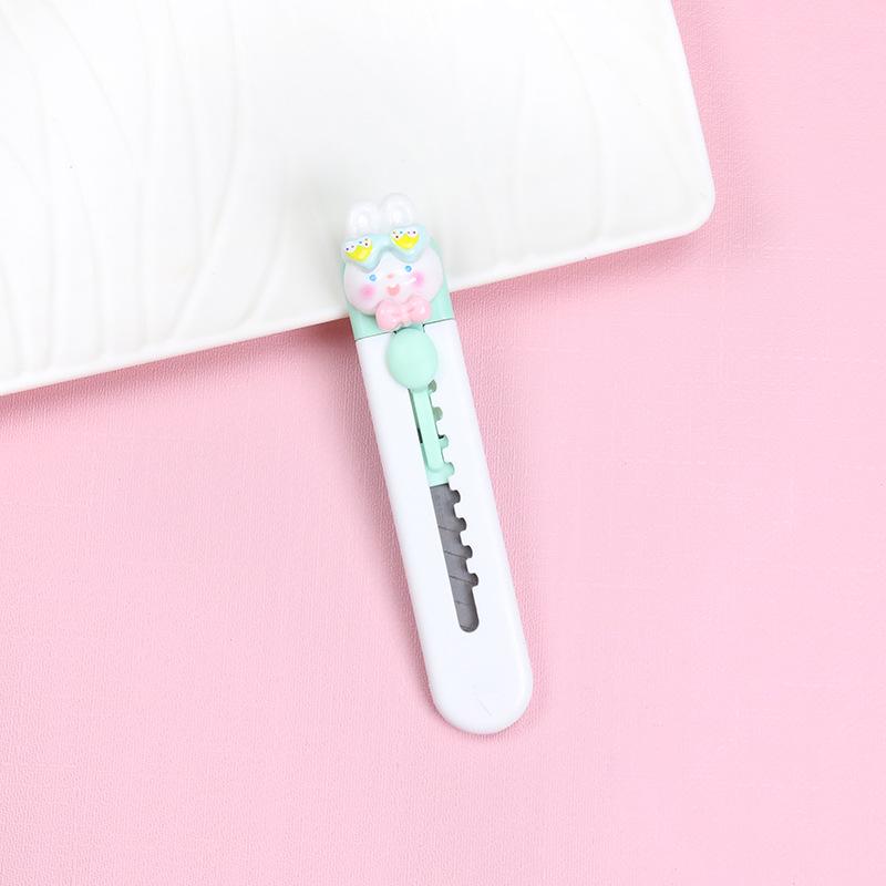 Милый мультяшный мини-нож для студентов — портативный, небольшого размера для распаковки, резки бумаги и многого другого