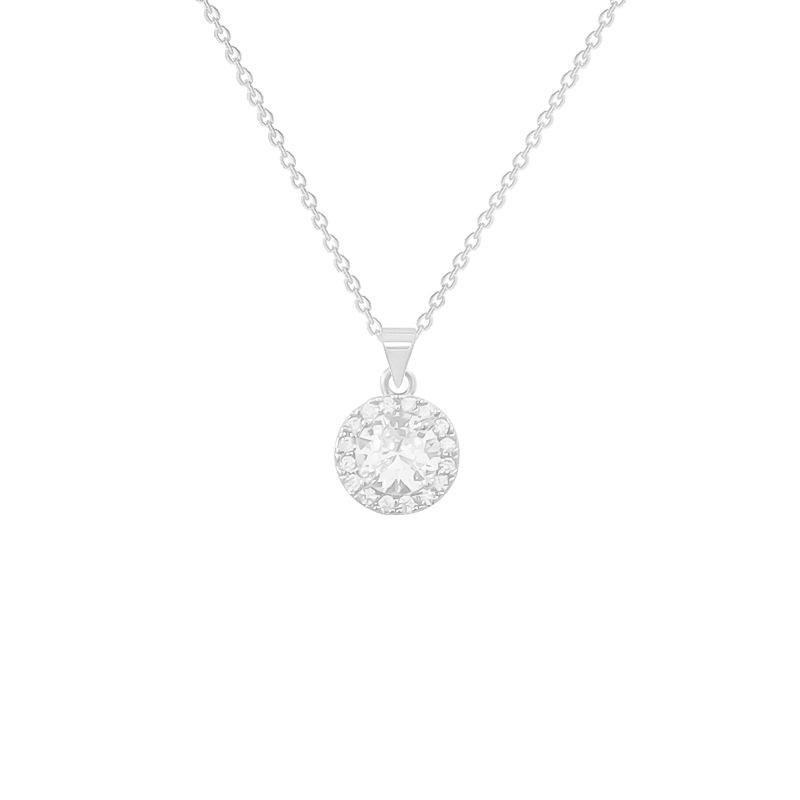 Super Flash Full Diamond Necklace Does Not Fade Online Celebrity Joker Design Pendant Simple Hot Accessories Clavicle Chain Neck Chain Female.