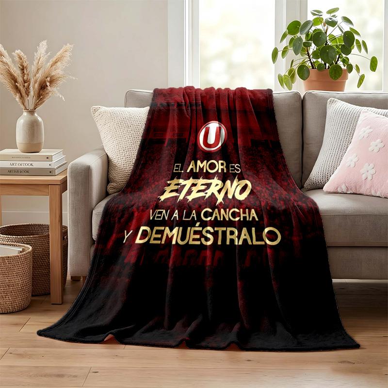 Club Universitario de Deportes blanket Flannel Blanket Soft Cozy Plush Throw for Sofa Bed Lightweight Home Decoration Gifts for Christmas various holi