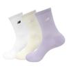New Balance Носки для экипажа Белый Слоновая Кость Фиолетовый Nbgedab226 76