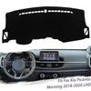 Коврик на панель приборов Sun Dashboard Cover Pad Автомобильный интерьер Для Kia Picanto Morning 2018-20