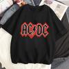 Рок-музыка ACDC Принтованные футболки DC Графическая футболка Мужская Повседневная с короткими рукавами Уличная одежда Футболки Летняя Мужская Футболки Топы с круглым вырезом