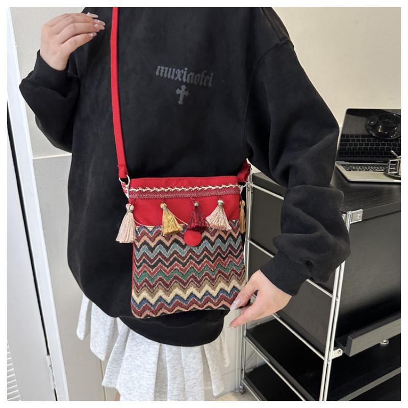 Женская сумка на одно плечо в этническом стиле Модная женская сумка через плечо