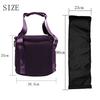 IRIN 10 Inches Crystal Bowl Bag Purple Singing Bowl Handbag Portable Crystal Bowls Case Bag Percussion Instrument Accessories