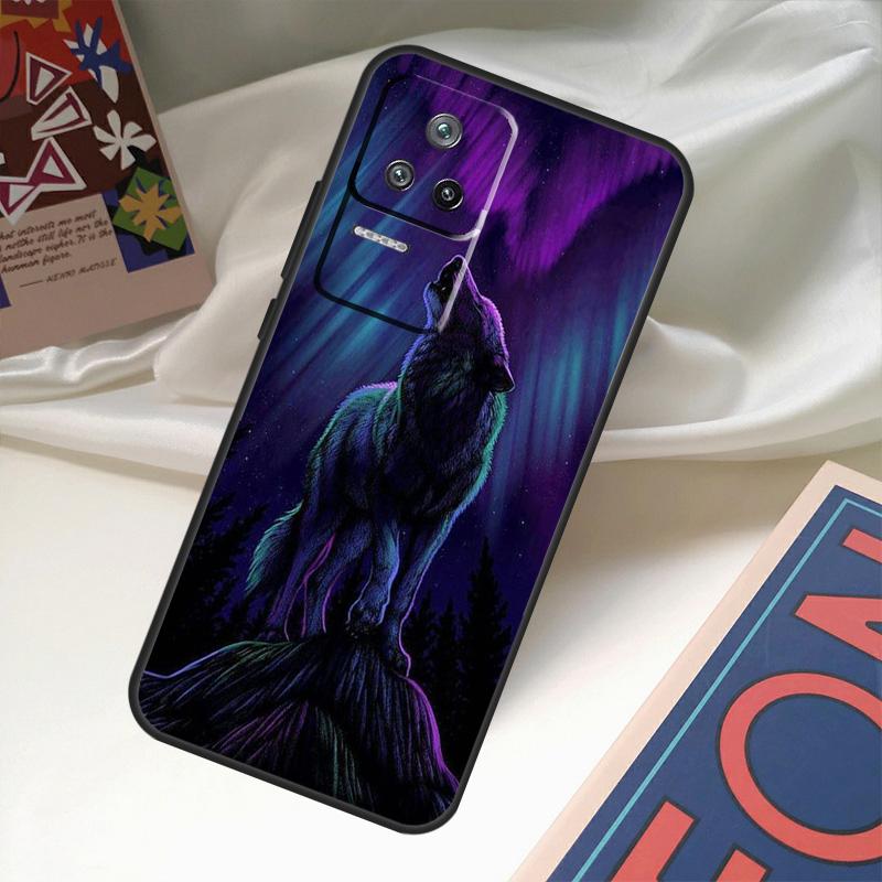 Чехол Animal Wolf Galaxy для Xiaomi 13 14 Ultra 11T 12T 13T Pro 12 Lite POCO X6 M6 Pro X3 X4 X5 M5s F3 F5