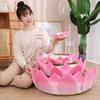 Creative Lotus Throne Seat Cushion Good Luck Lotus Lotus Futon Cushion Office Sedentary Chair Cushion Girls Tatami Mat